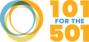 101 for the 501 logo