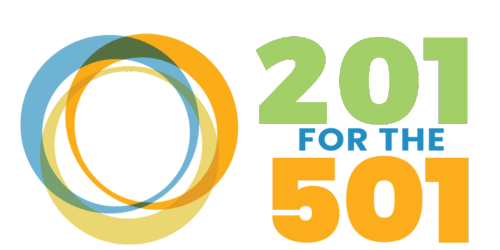 201 for the 501 logo