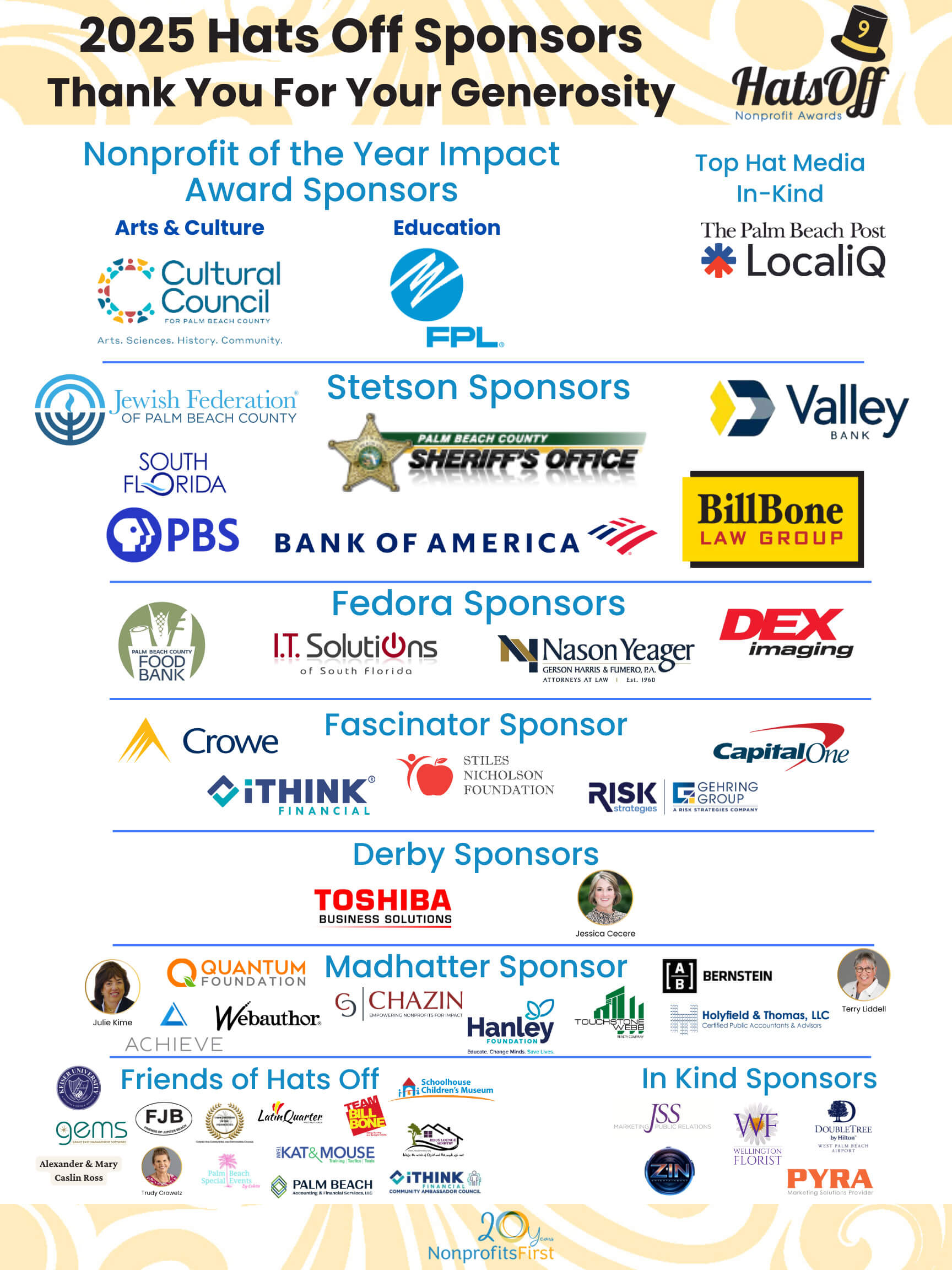 2025 Hats Off Sponsors Sept 17