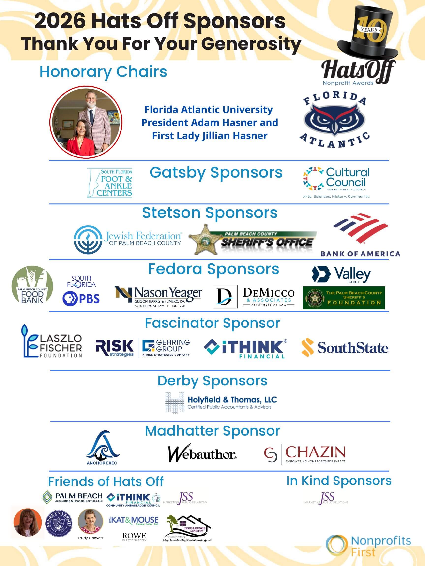 2026 Hats Off Sponsors Full Page 8-28-26