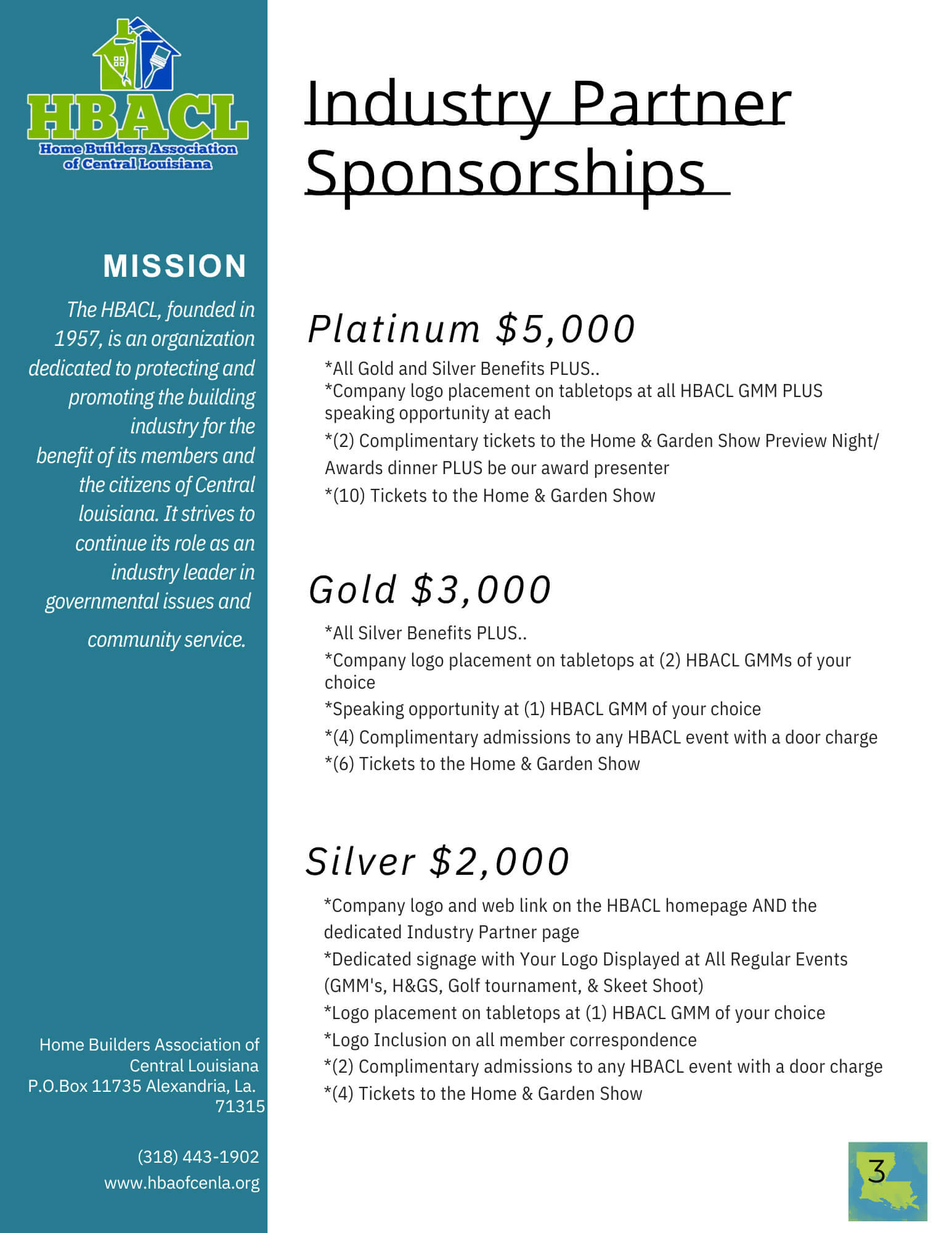 Industry Partnership Levels