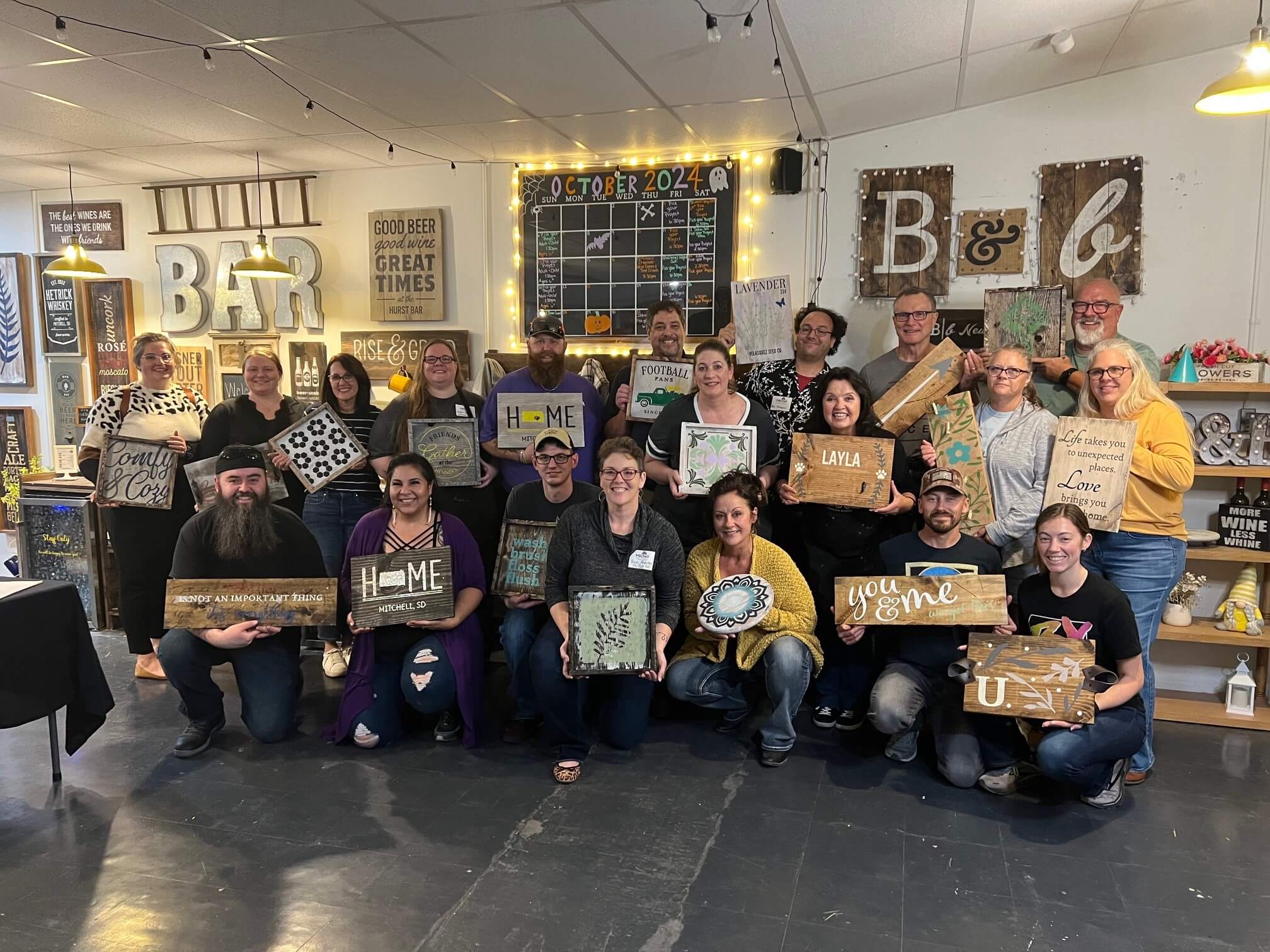 Newcomer Group Board and Brush