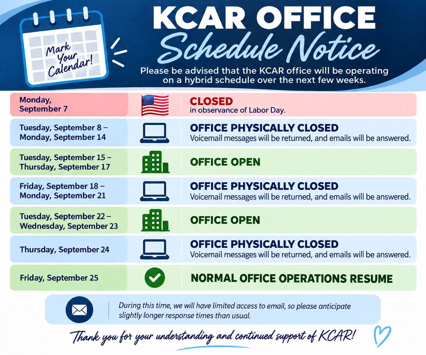 Office Closure