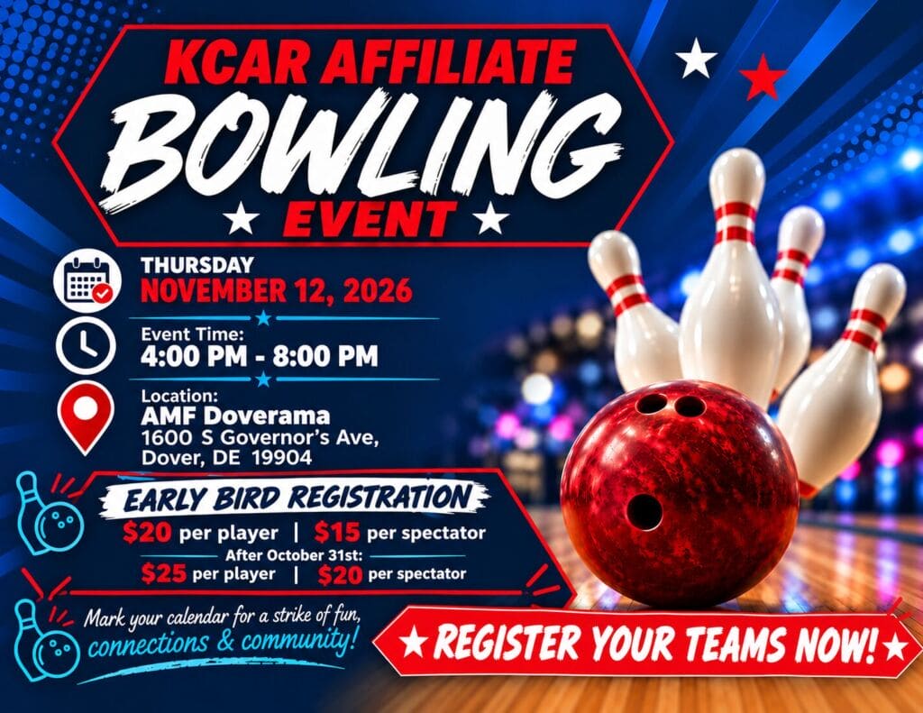 KCAR Bowling Event Flyer