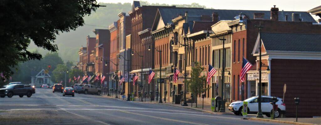 Brookville Main Street Flags - Judy Buzard Schwab