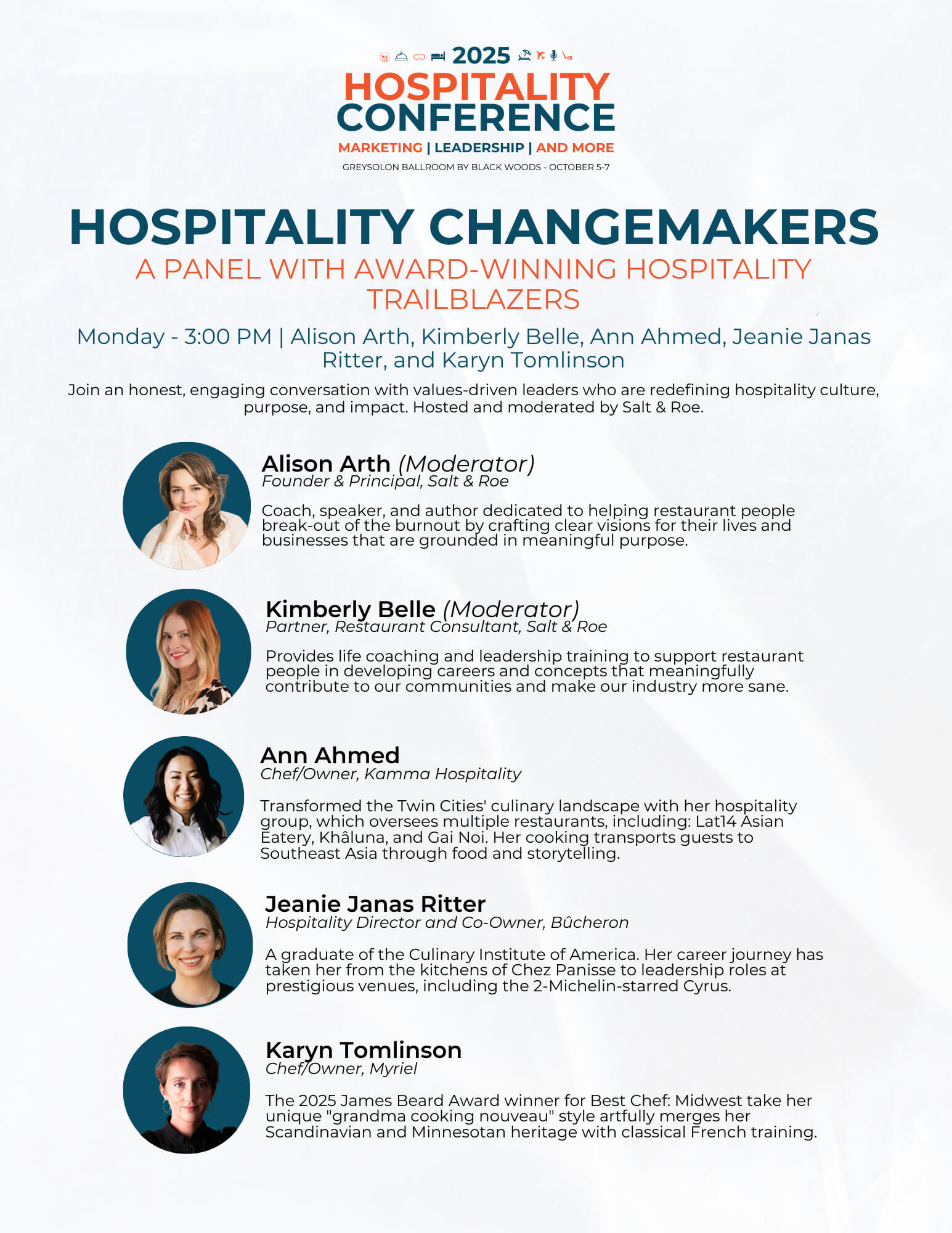 HC25 Panel - Hospitality Changemakers Panel