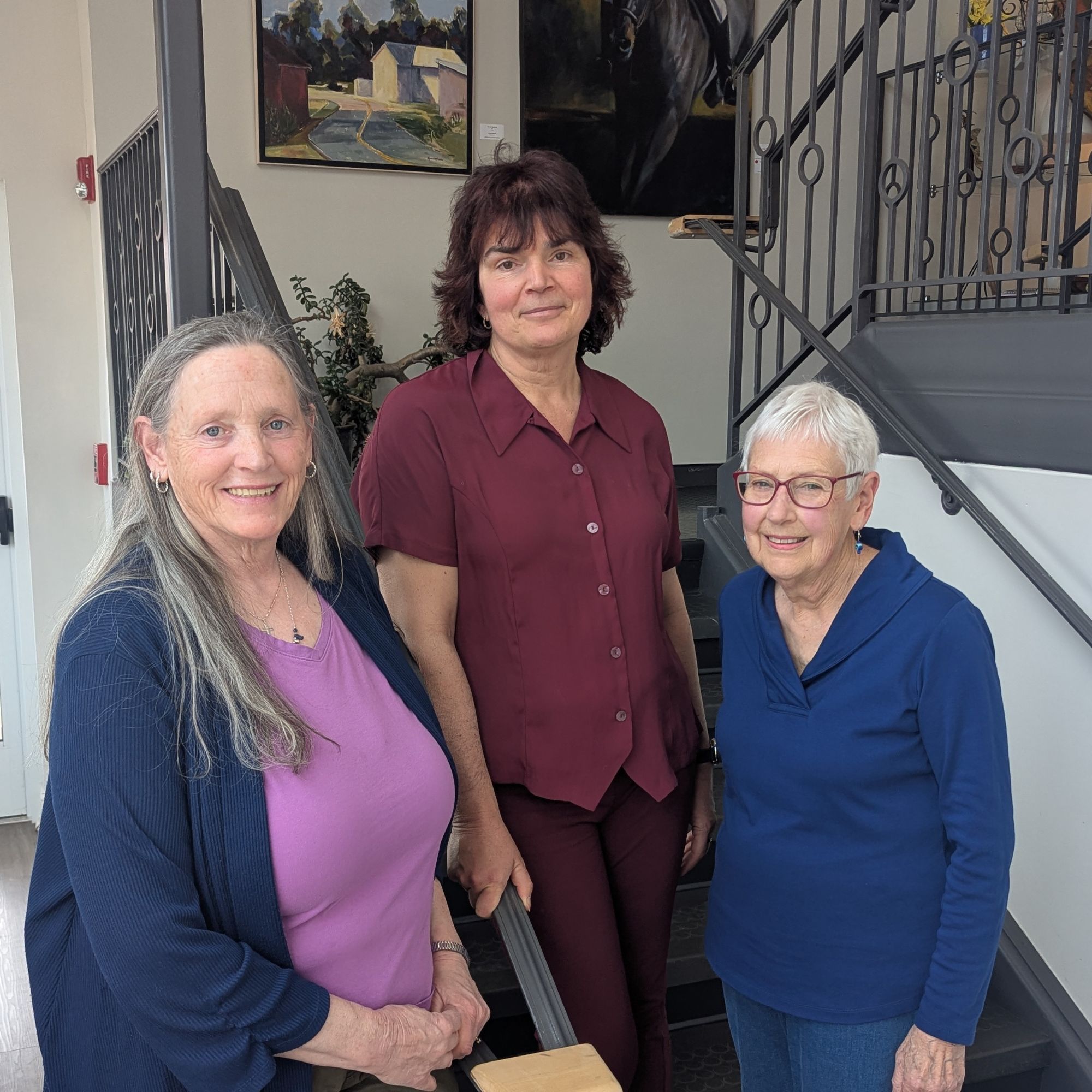 Andrea Wild, Middle, with Katie Viemeister &amp; Revelle Hamilton.