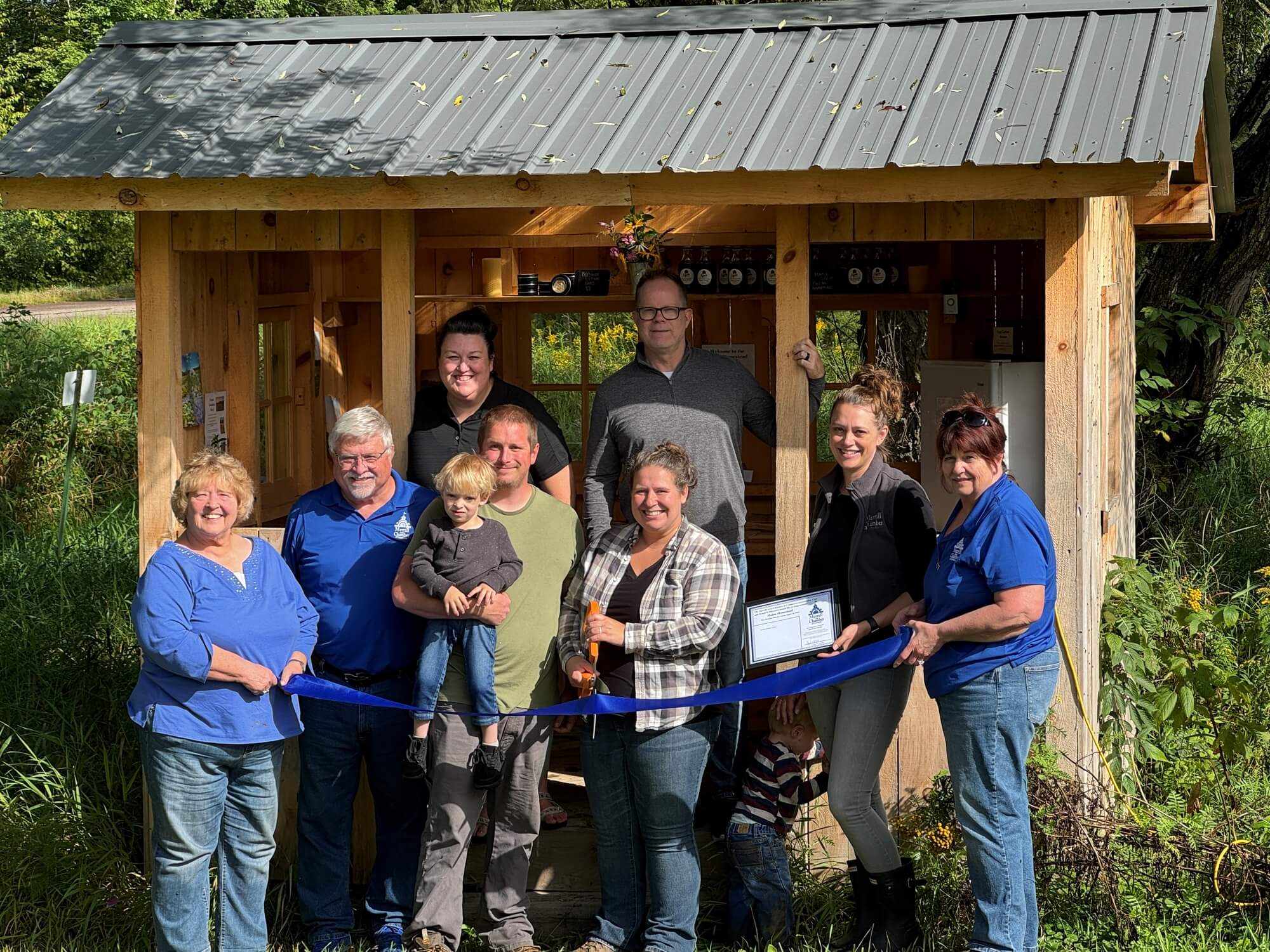 Huhta Homestead Ribbon Cutting