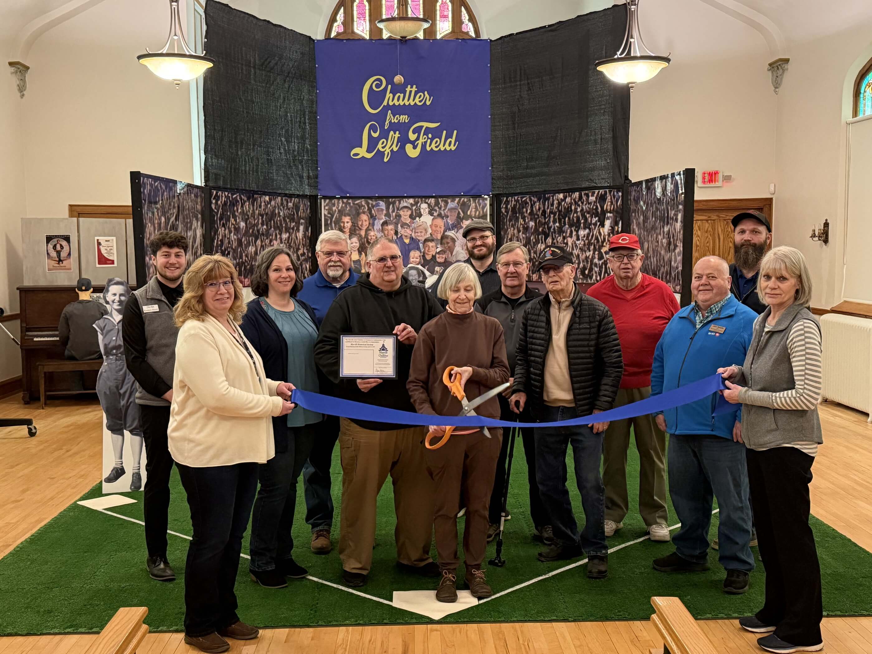 Merrill Historical Museum Exhibit Grand Opening Ribbon Cutting