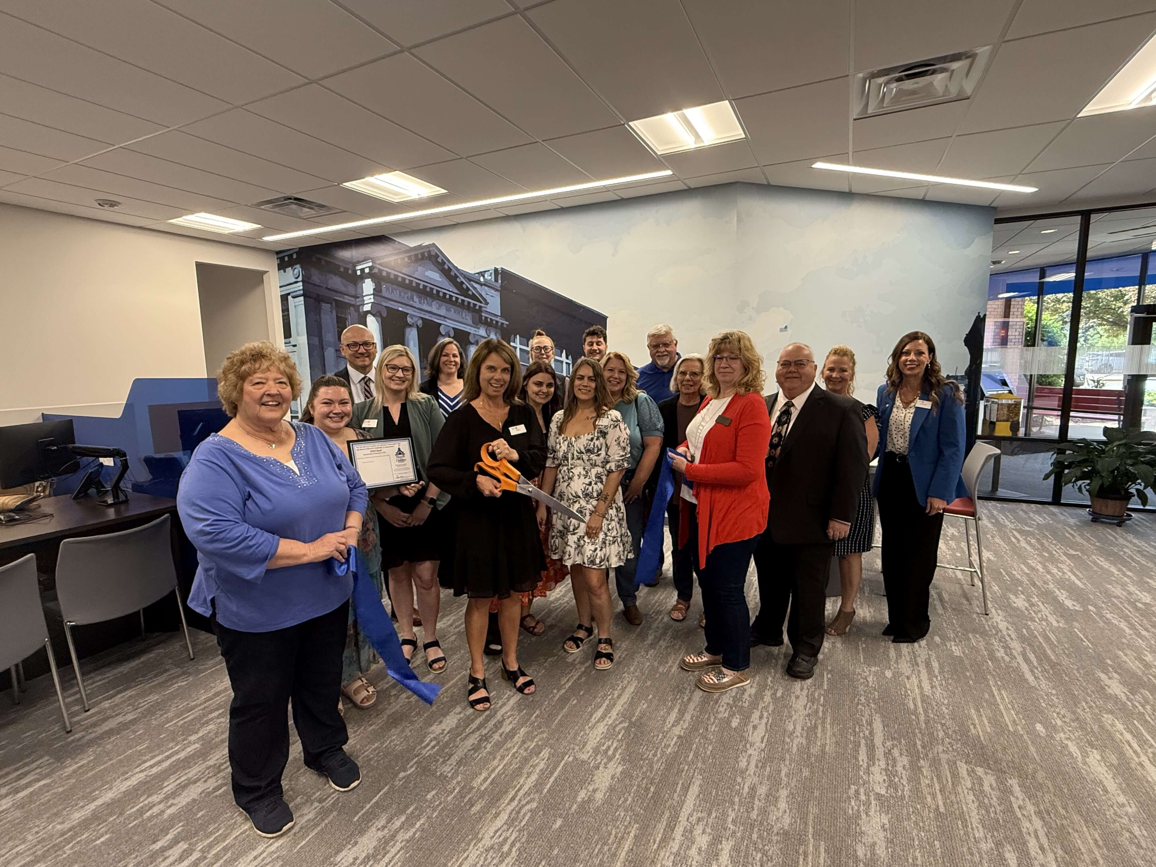 BMO Bank Remodel Ribbon Cutting
