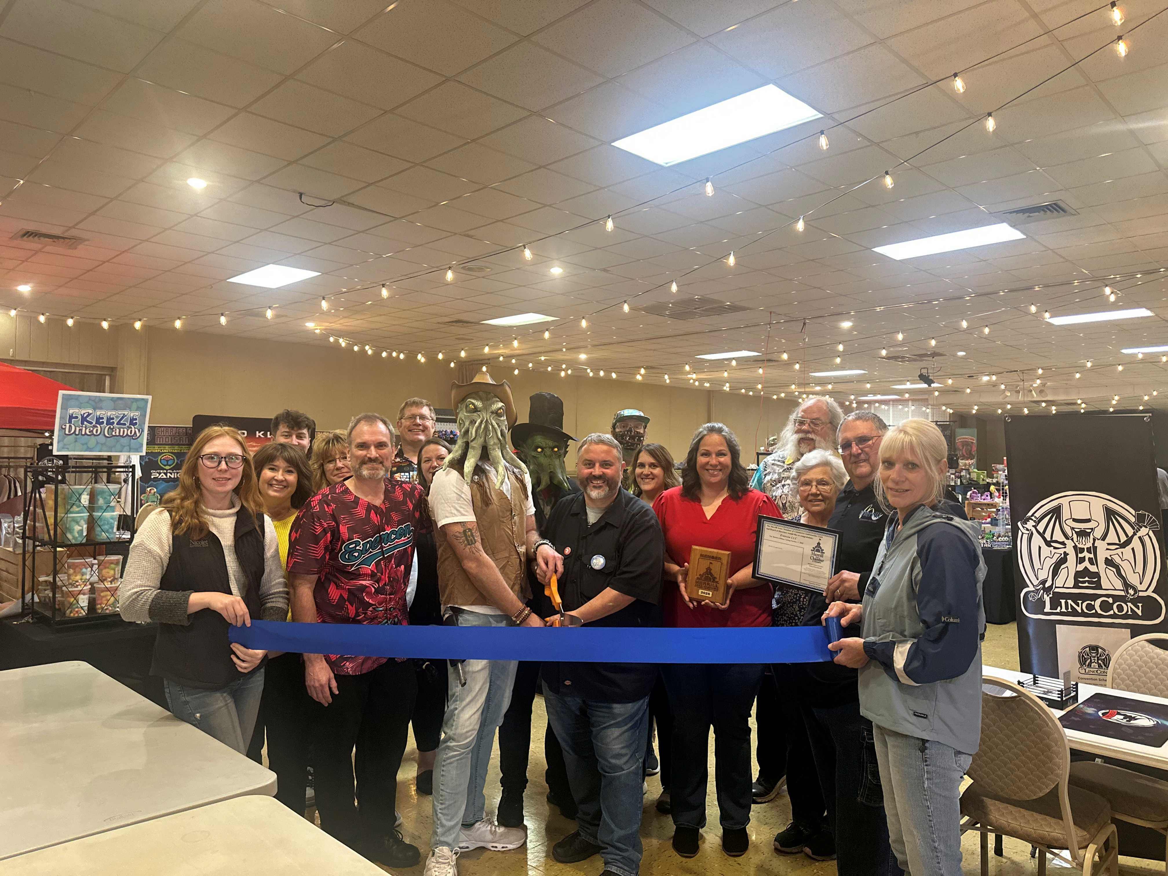 We welcomed Evercon LLC to the Merrill Chamber with a ribbon cutting.