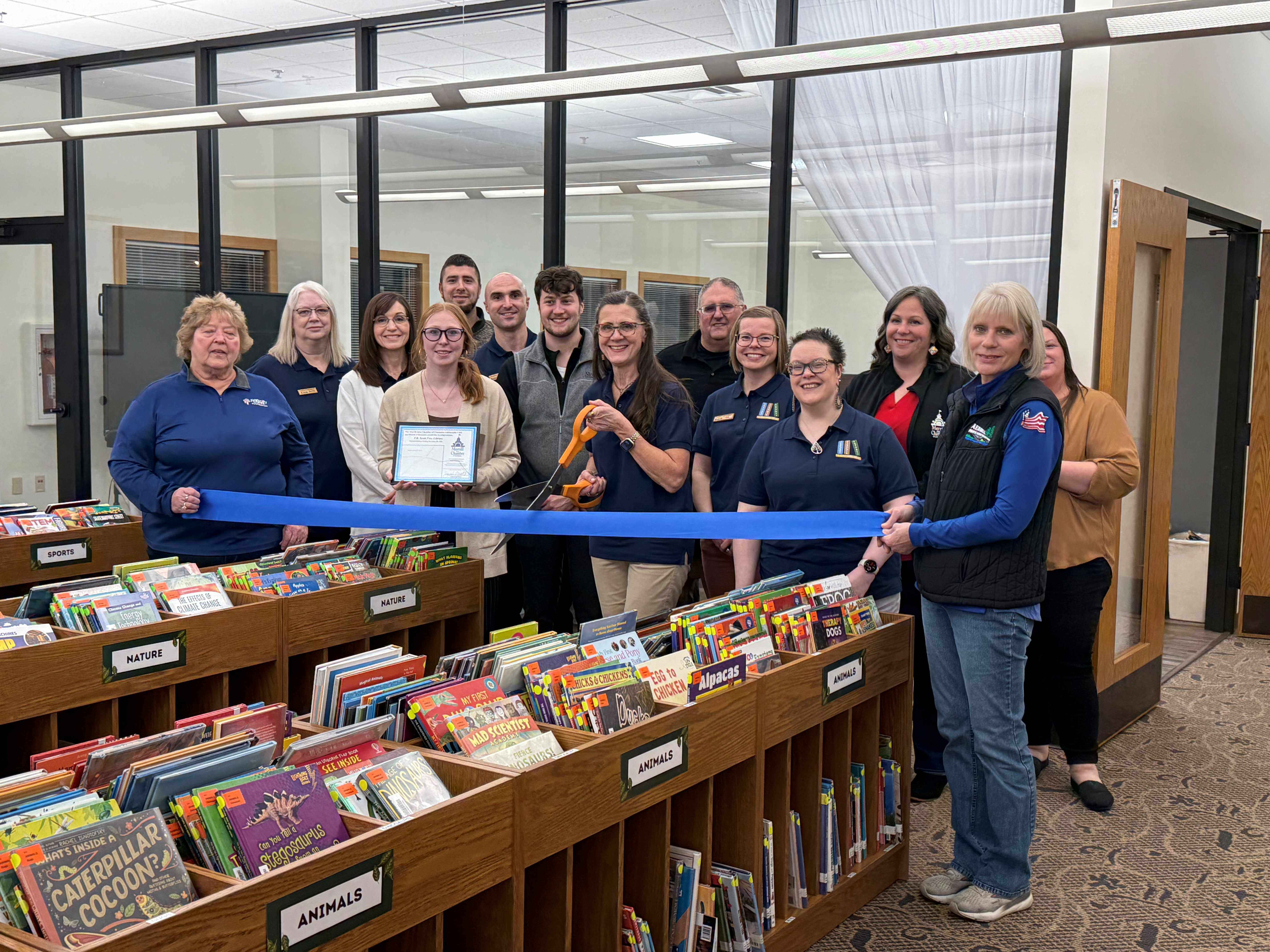 T.B. Scott Free Library finished their remodel.