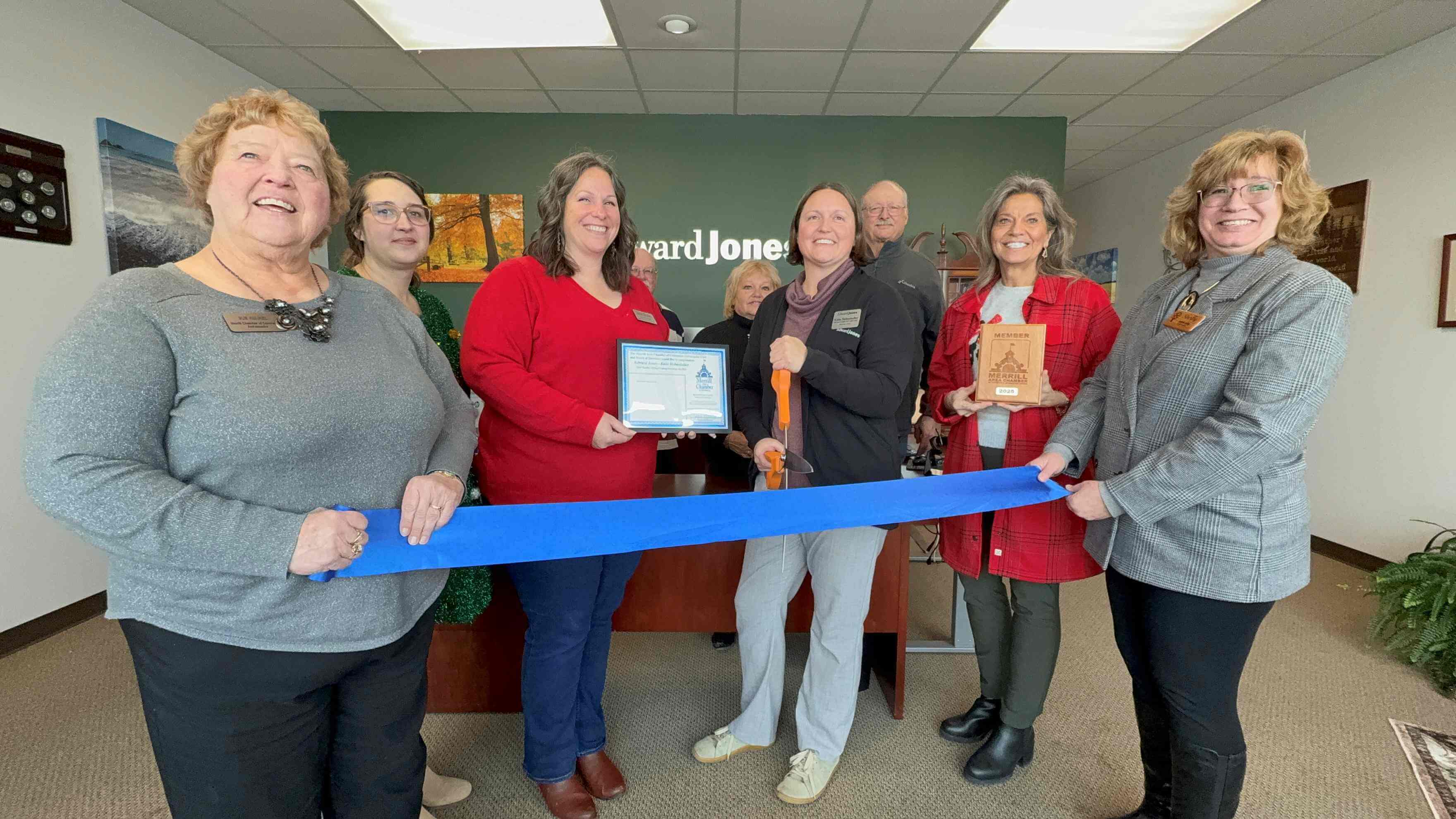 We celebrated our new member, Katie Helmstadter with Edward Jones! 