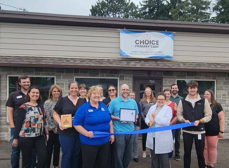 The Merrill Area Chamber of Commerce was proud to celebrate Choice Primary Care with an official ribbon cutting ceremony! It was wonderful to see so many people come out and help welcome this new clinic to our community.