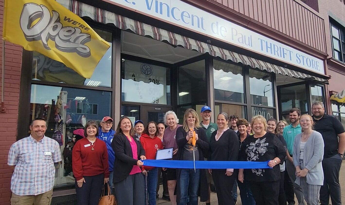 We recently joined the St. Vincent de Paul team for a special Ribbon Cutting celebrating the beautification of their thrift store at 1004 East Main Street and wow, does it ever look great!