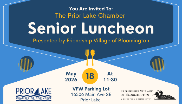 Blue White Modern Networking Luncheon Virtual Invitation (700 x 400 px)