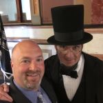 Tim with Pres Lincoln