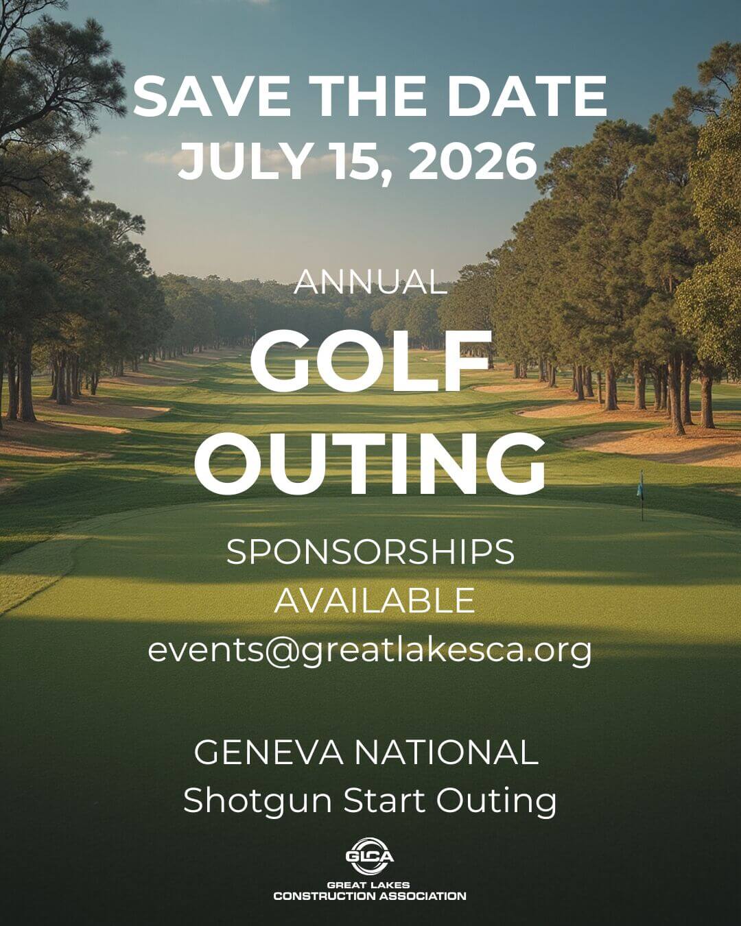 Golf outing save the date 2026