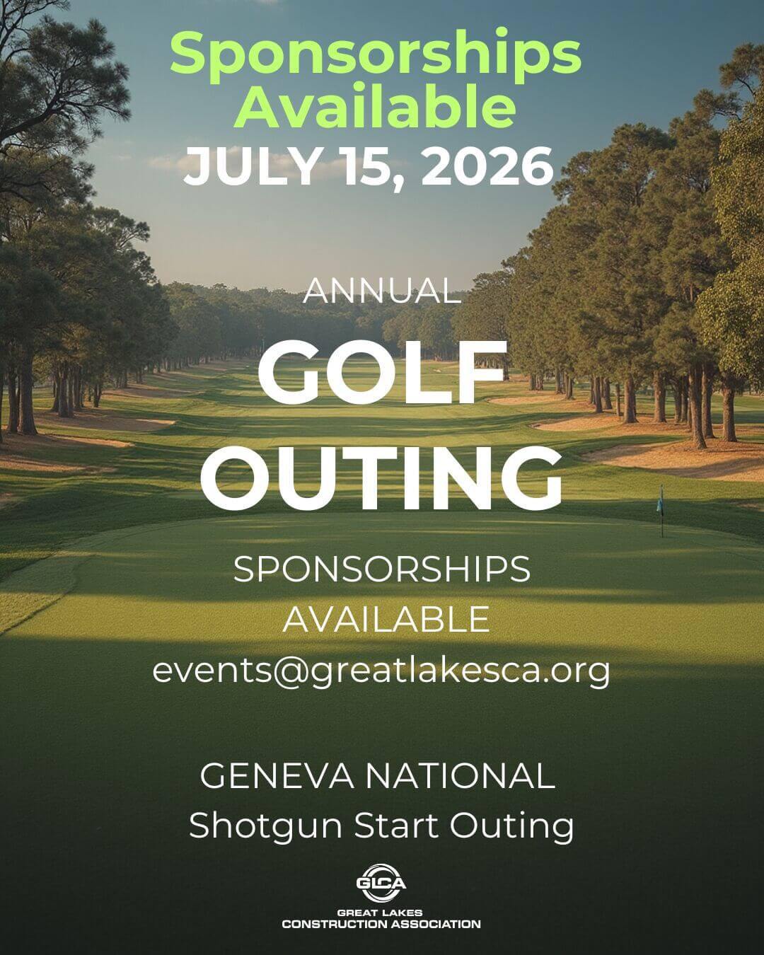 Golf outing Sponsorships Available 2026