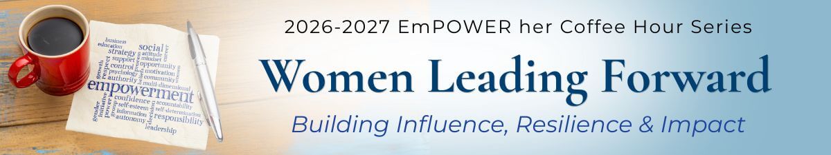 Women's EmPOWER her Coffee Hour Event Page Header