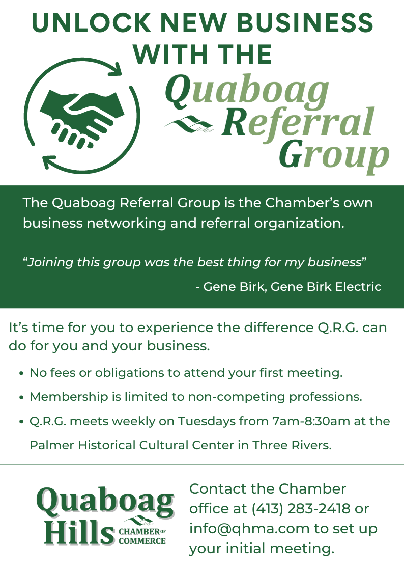 Quaboag Referral Group Promo Graphic