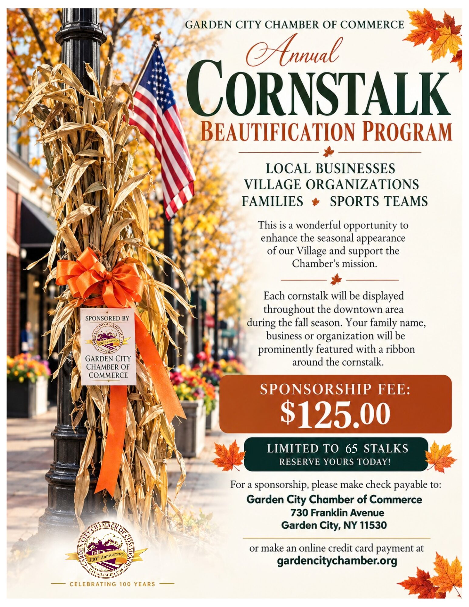 Cornstalk flyer