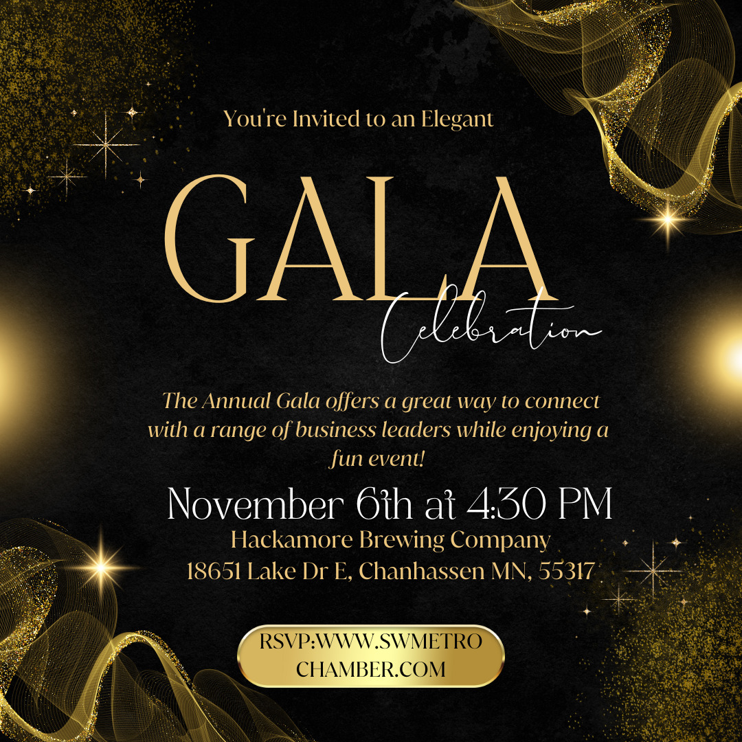 Black And Gold Sparkling Elegant Gala Night Virtual Invitation (3)