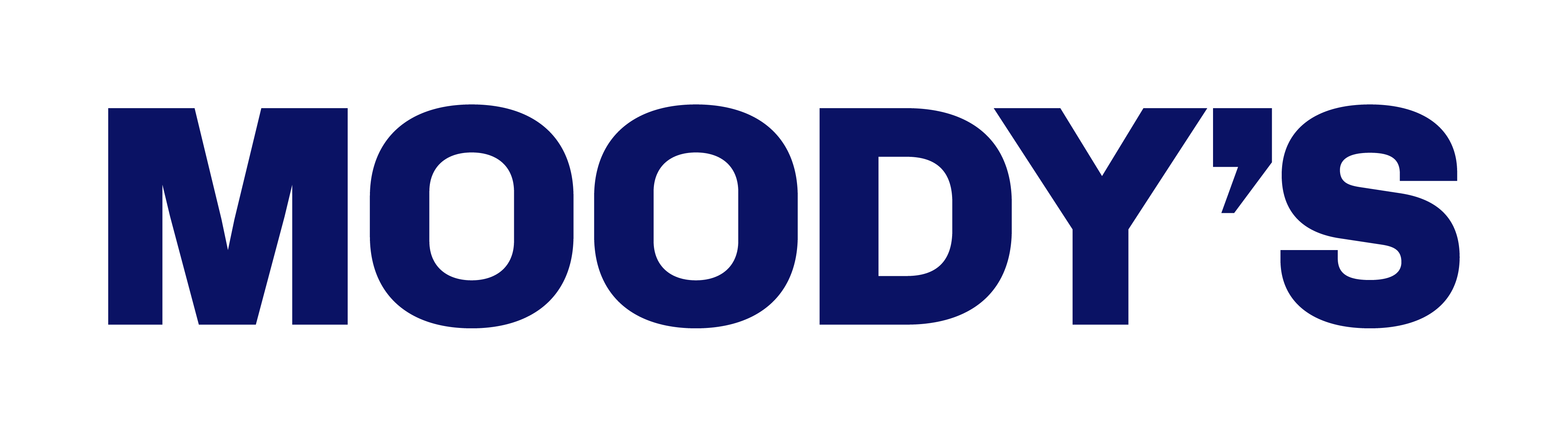 Moody's Logo Blue