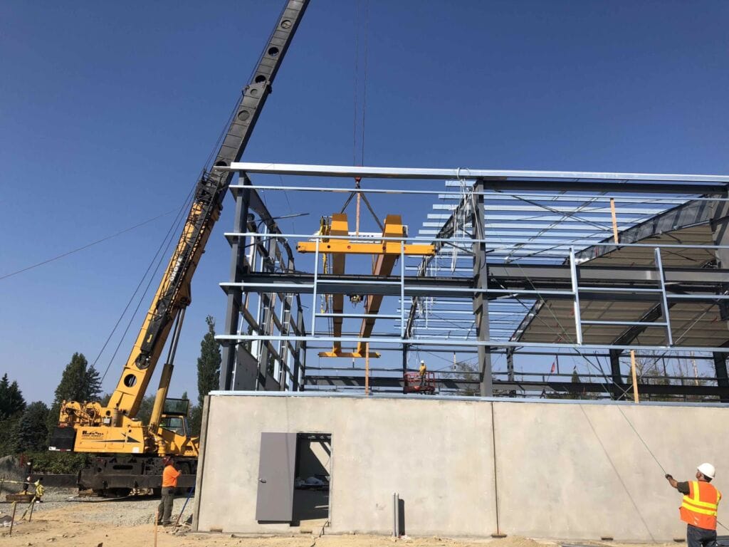 Skagit and Island County builders working on a residential construction site