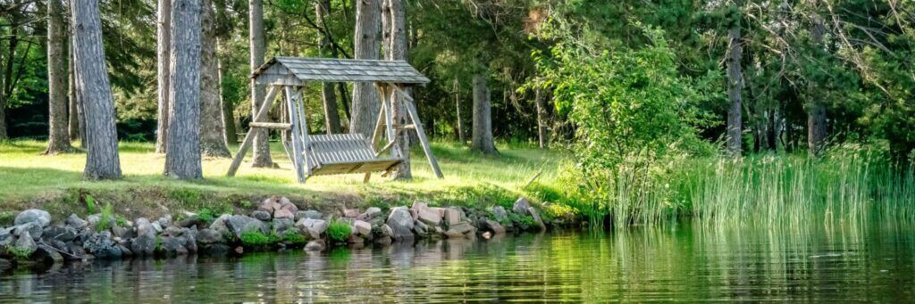 swing by the lake