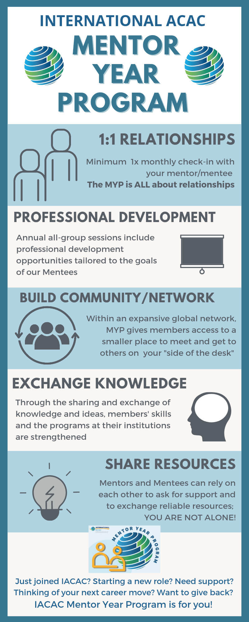 Mentor Year Program General Infographic