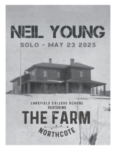 Neil Young Limited Edition Concert Poster
