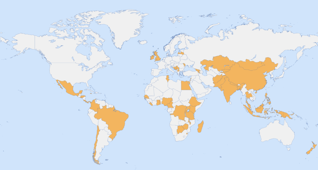 2025 Scholar Map