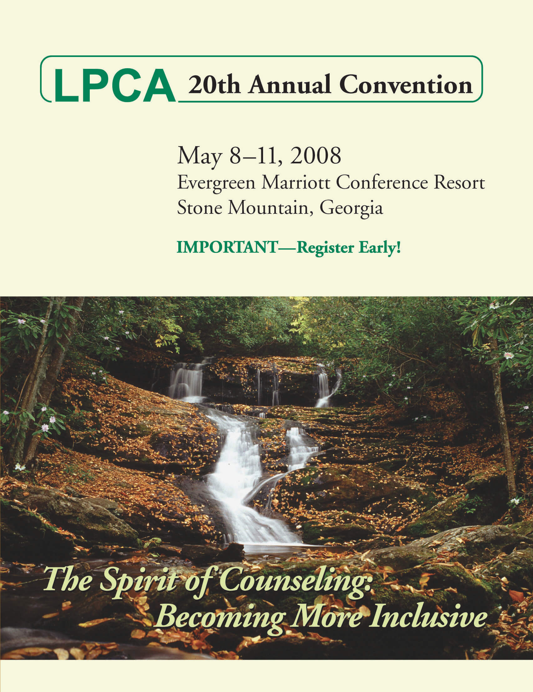 LPCA 2008 Convention Theme