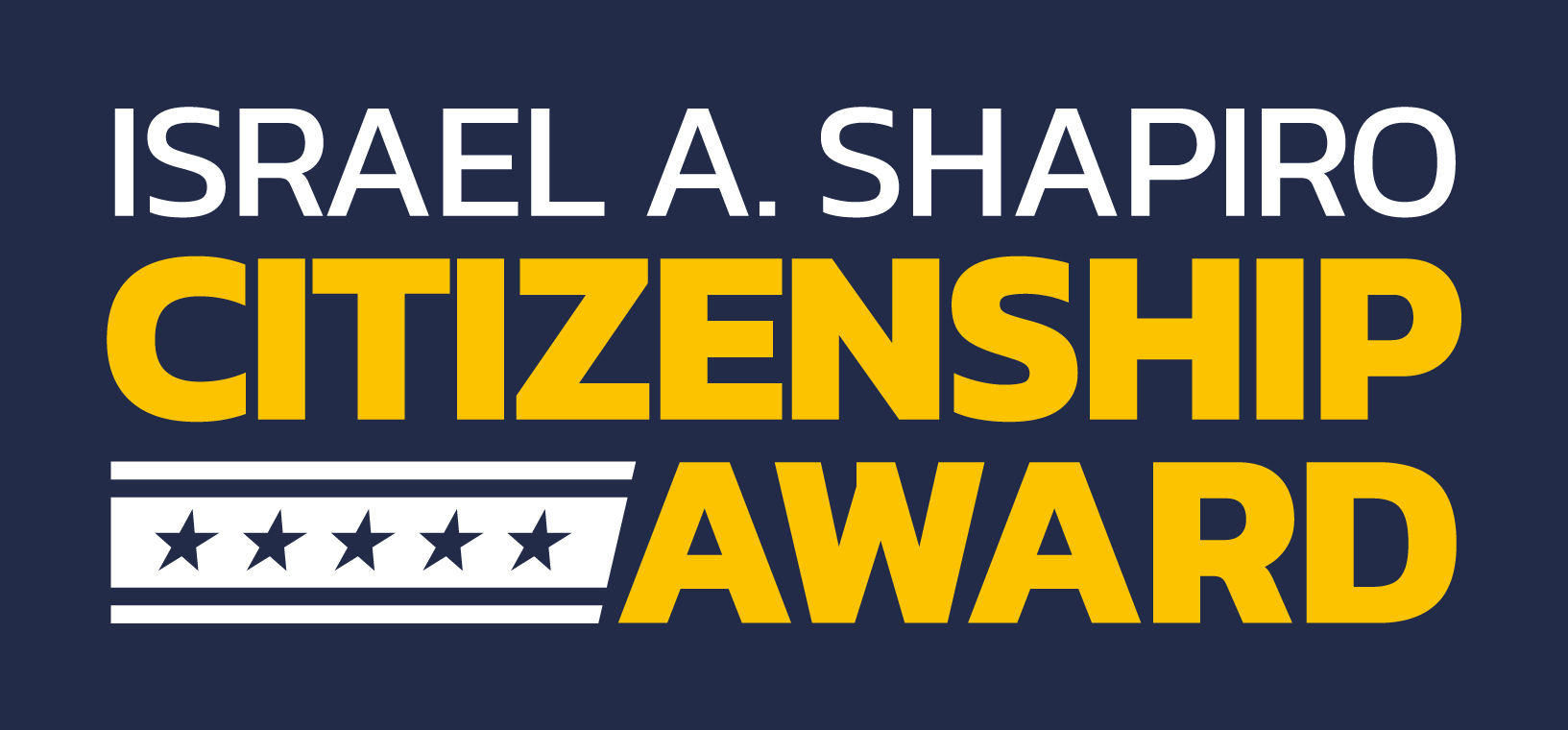 Israel A Shapiro Citizenship Award Secondary Logo