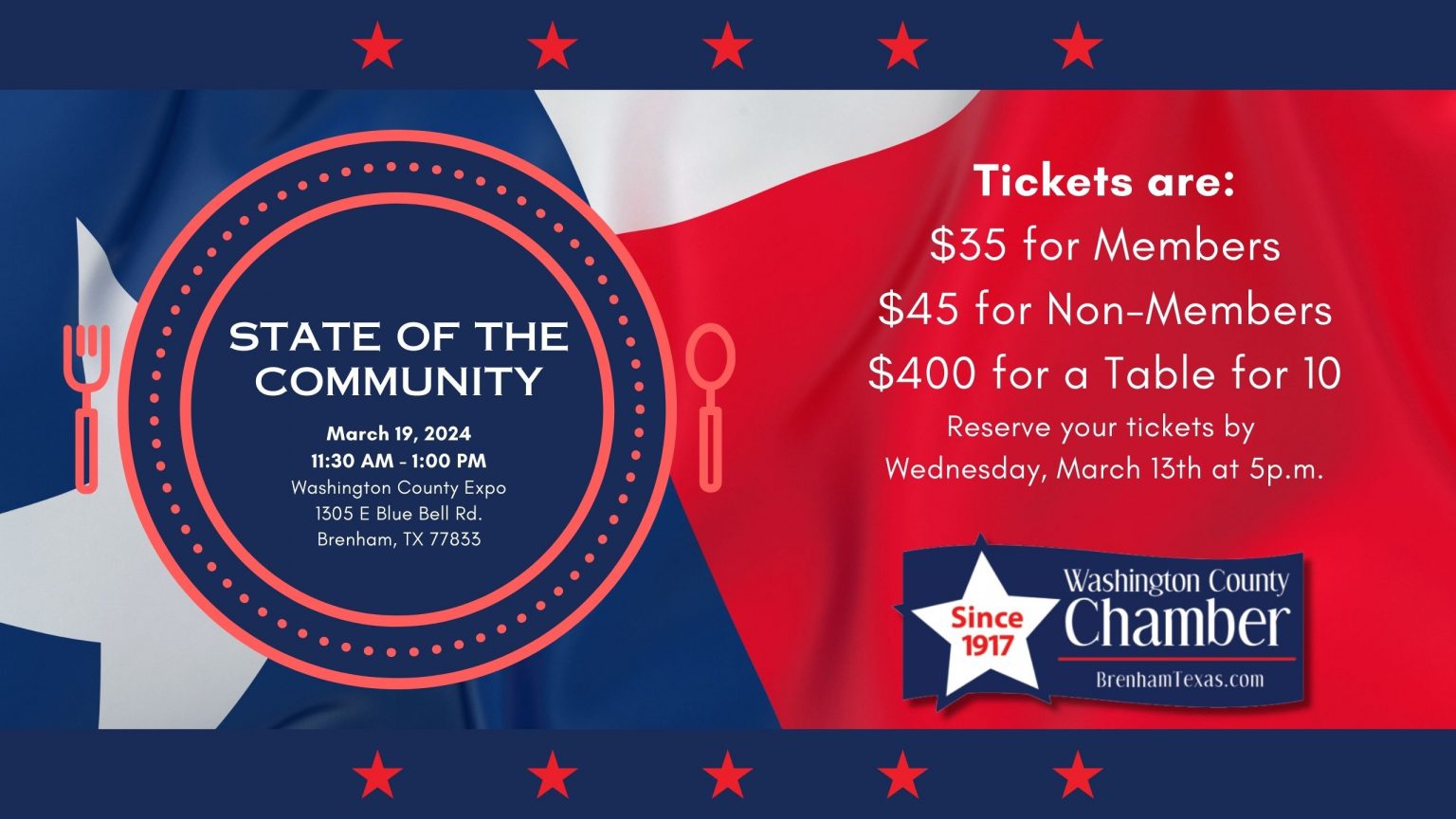 State of the Community Luncheon, March 19, 2024 Washington County Expo