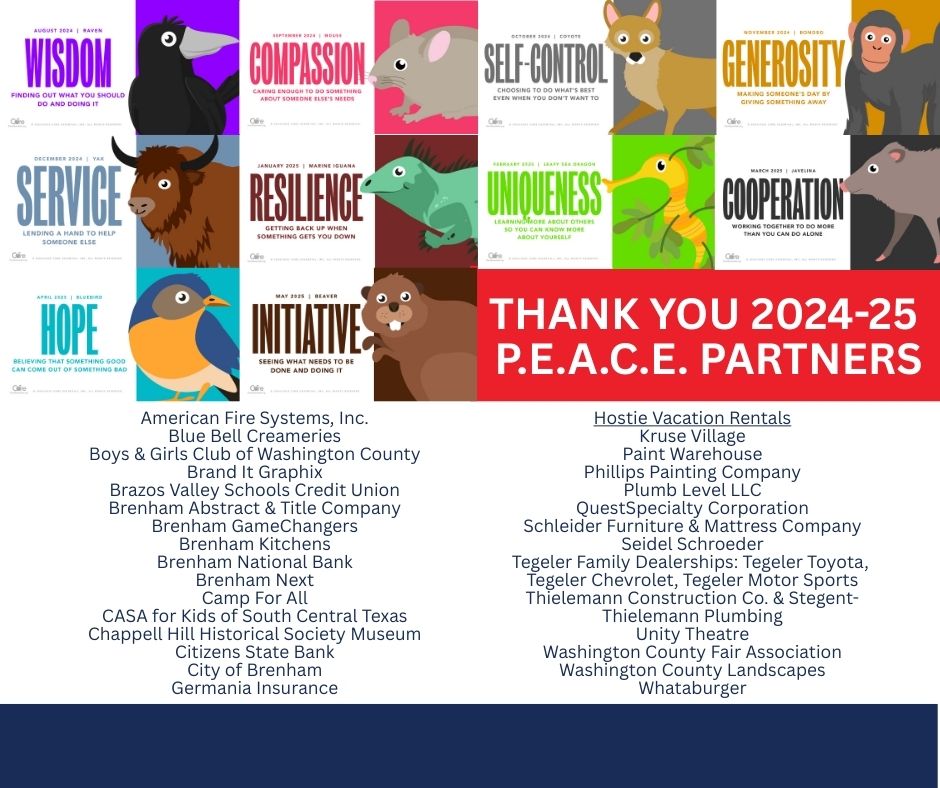 2024-25 PEACE Partner Thanks (Facebook Post) 2024-25 PEACE Partner Thanks (Facebook Post)