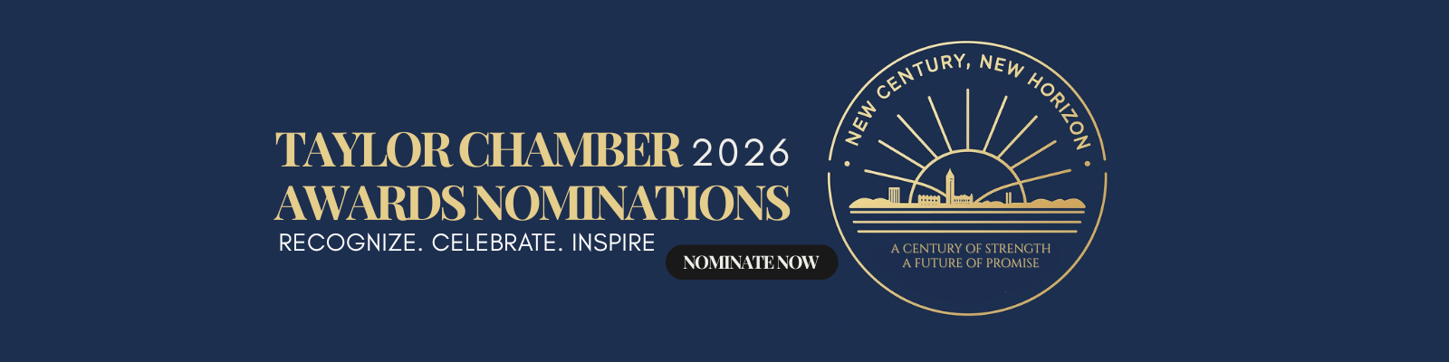 Nominations for Taylor Chamber Awards is Open