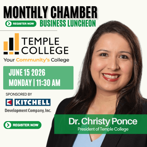 Taylor Chamber of Commerce Monthly Business Luncheon Dr. Christy Ponce Temple College