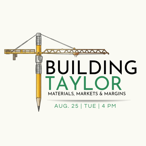BUILDING TAYLOR 2026 August 25