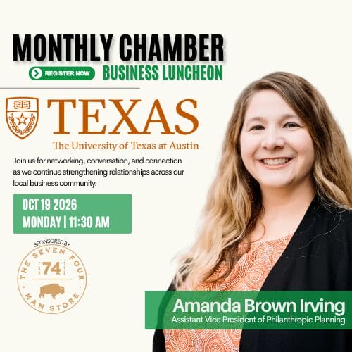 Taylor Chamber of Commerce Luncheon University of Texas Austin