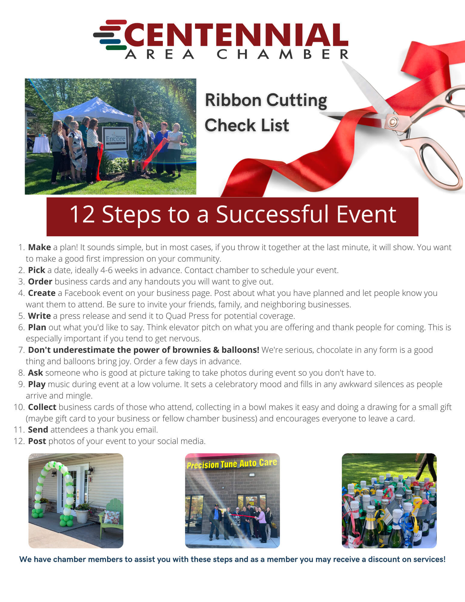 Ribbon Cutting List