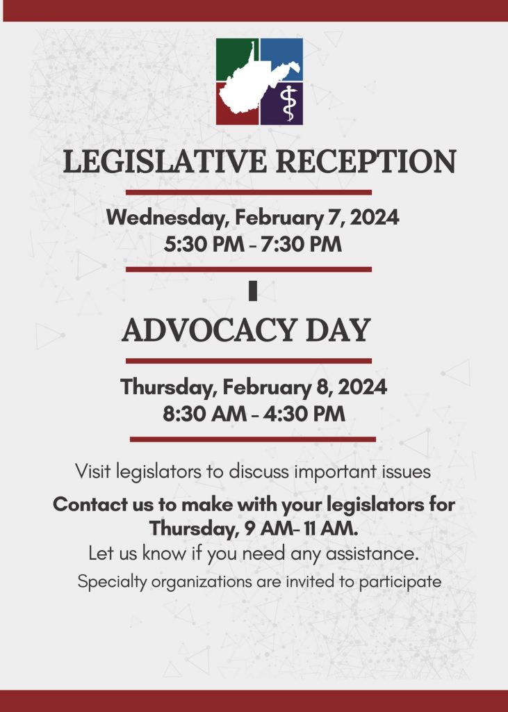 Legislative Reception Advocacy Day Invite