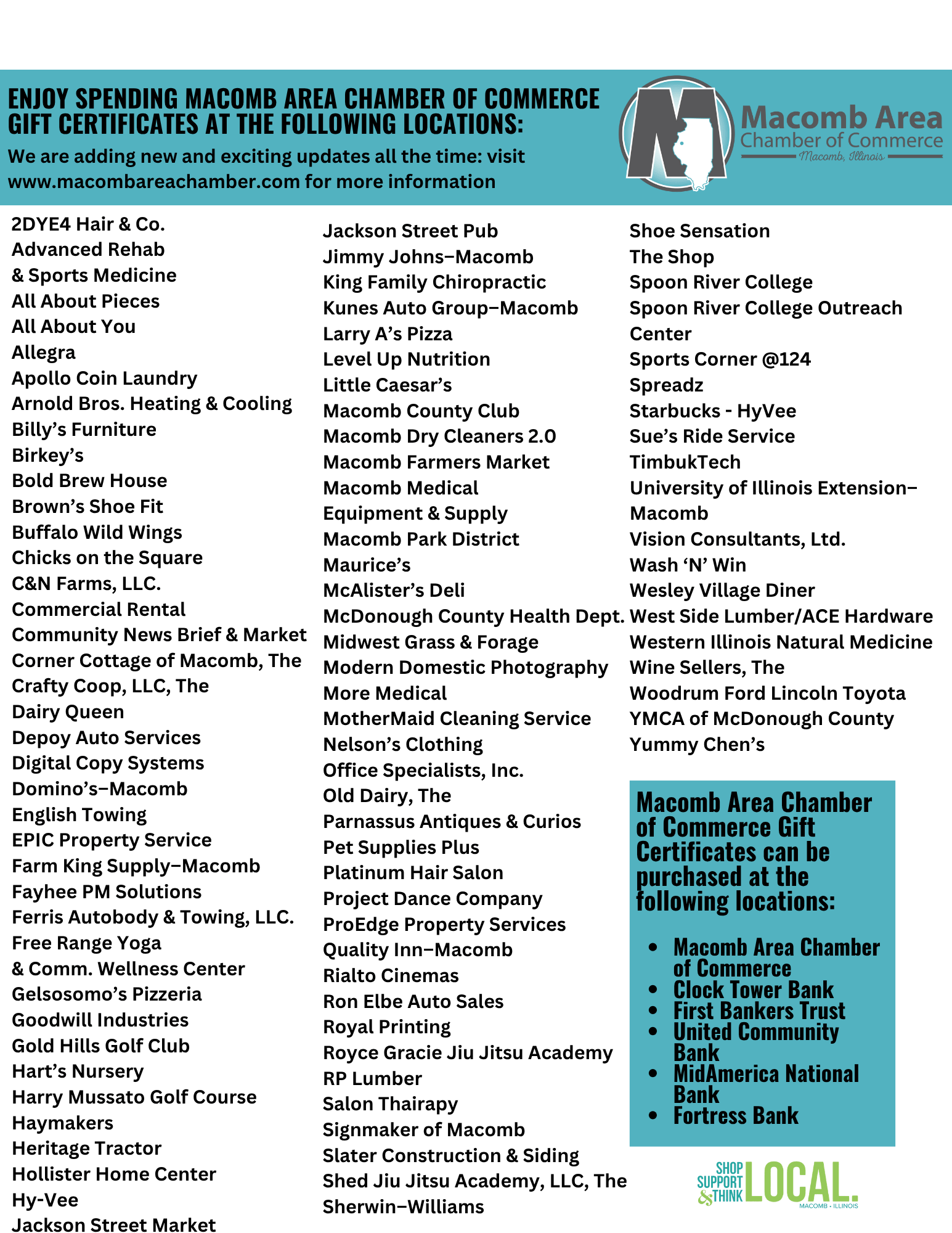 GIft Cert List - Web (2) GIft Cert List - Web (2)