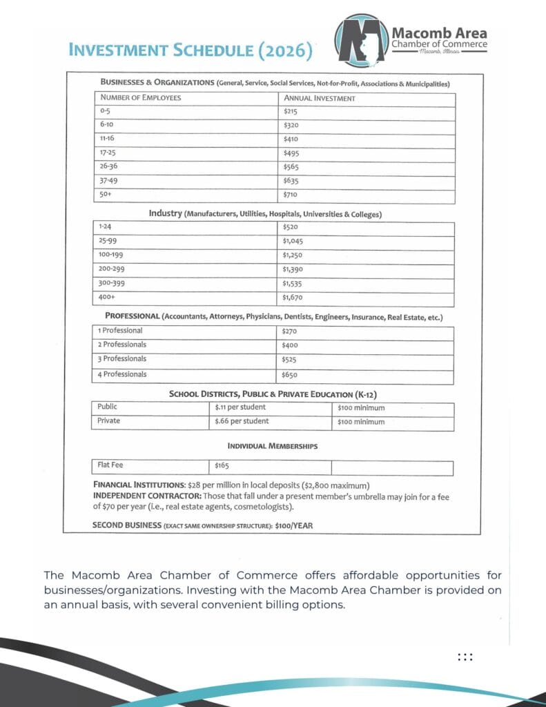 NEW MEMBERSHIP PACKET 2026