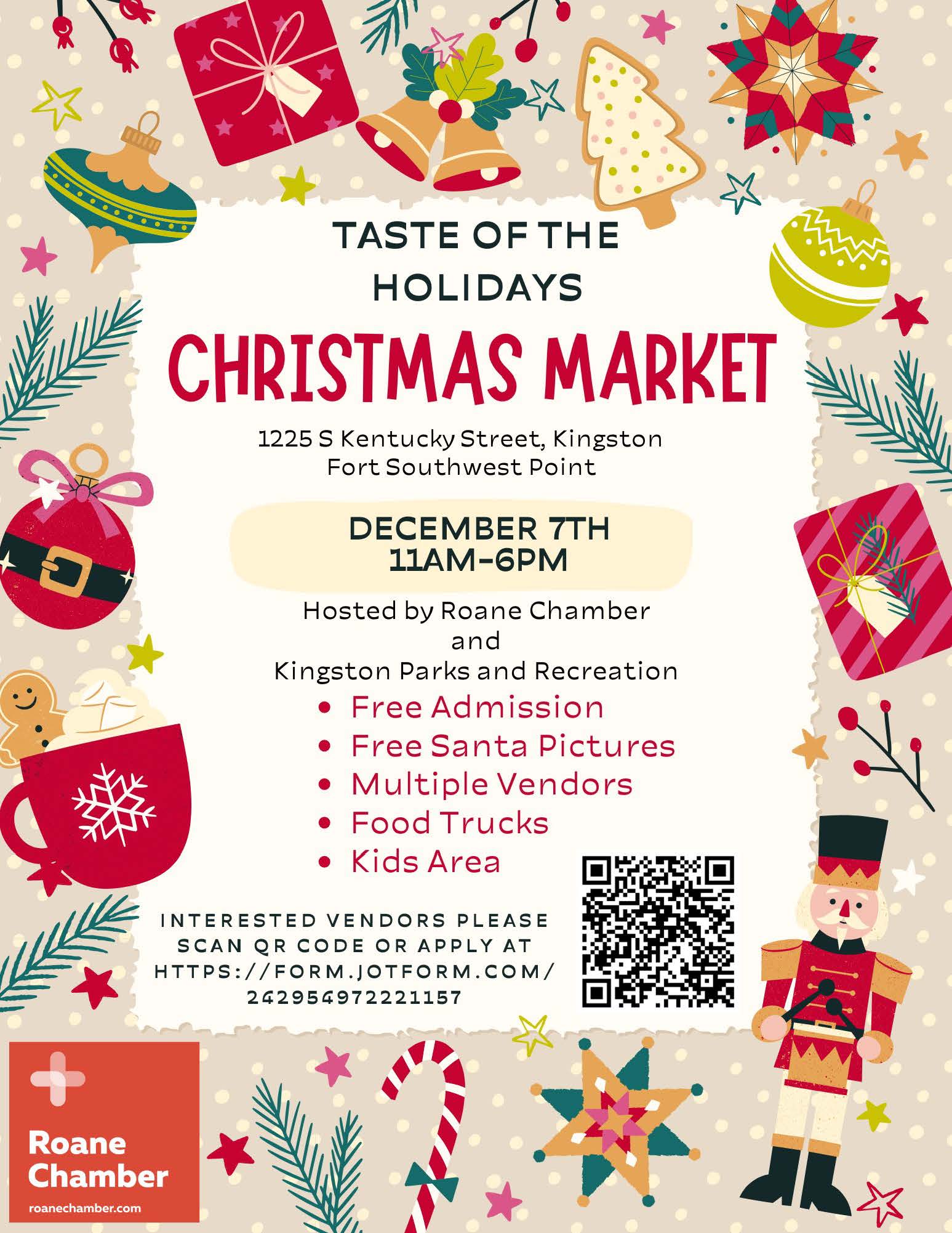 Taste of the Holidays Flyer