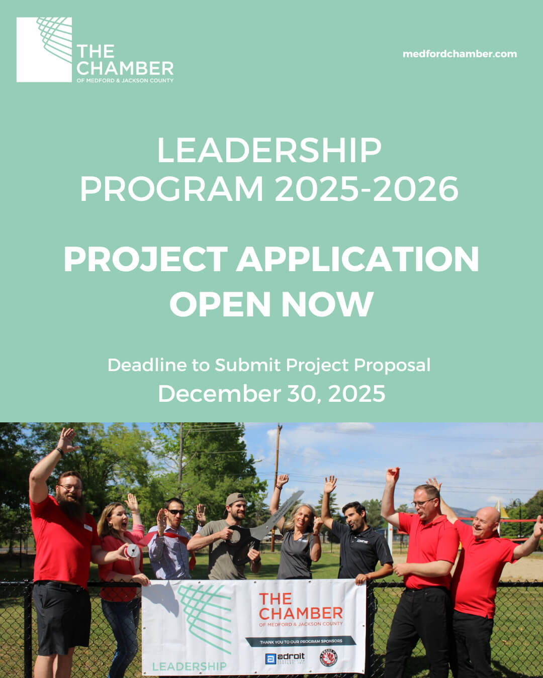 2025-2026 Chamber Leadership Project Application Flyer (1)