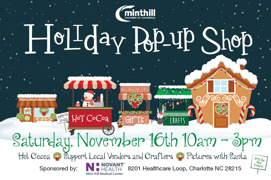 Holiday Pop-Up Shop Postcard 4x6 2024-03