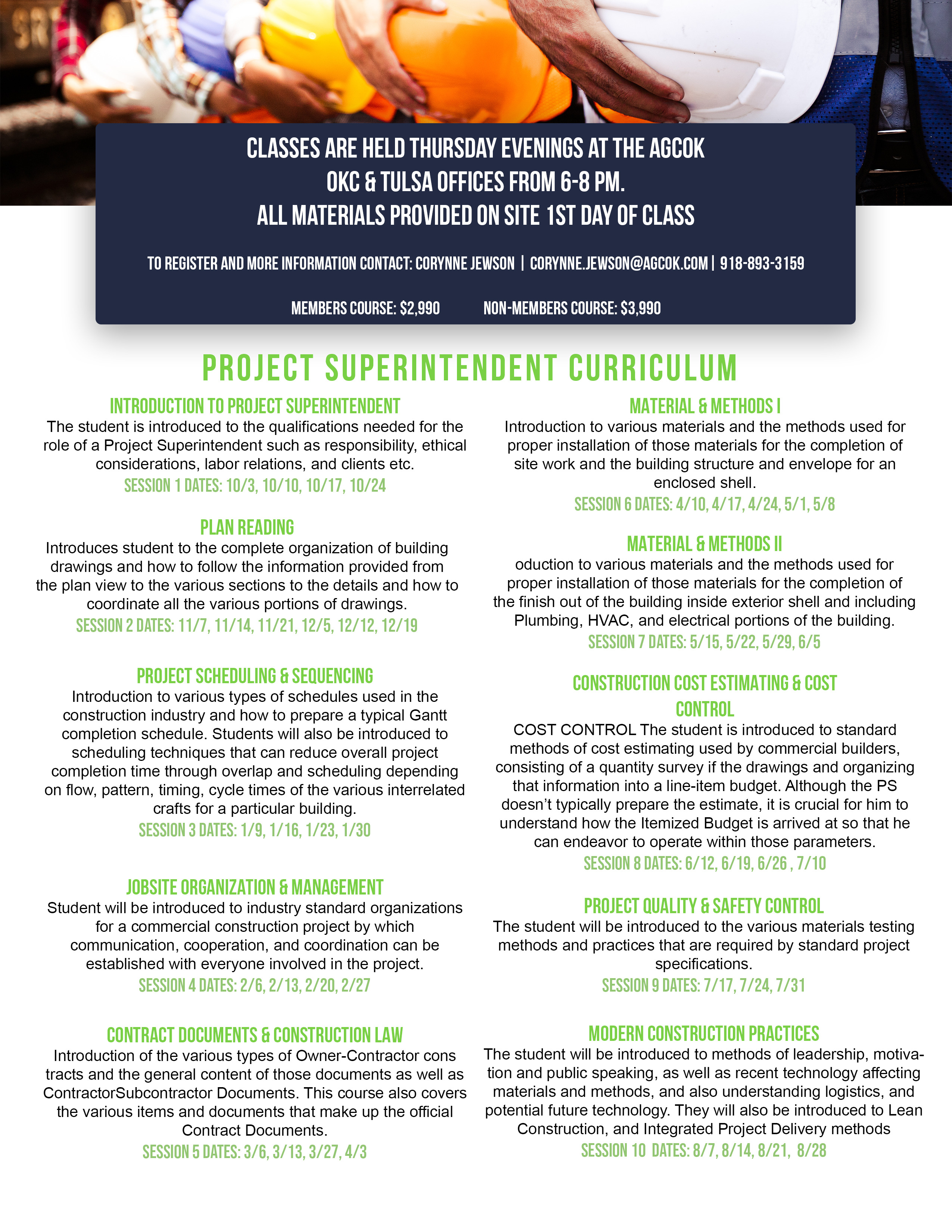 project superintendent curriculum