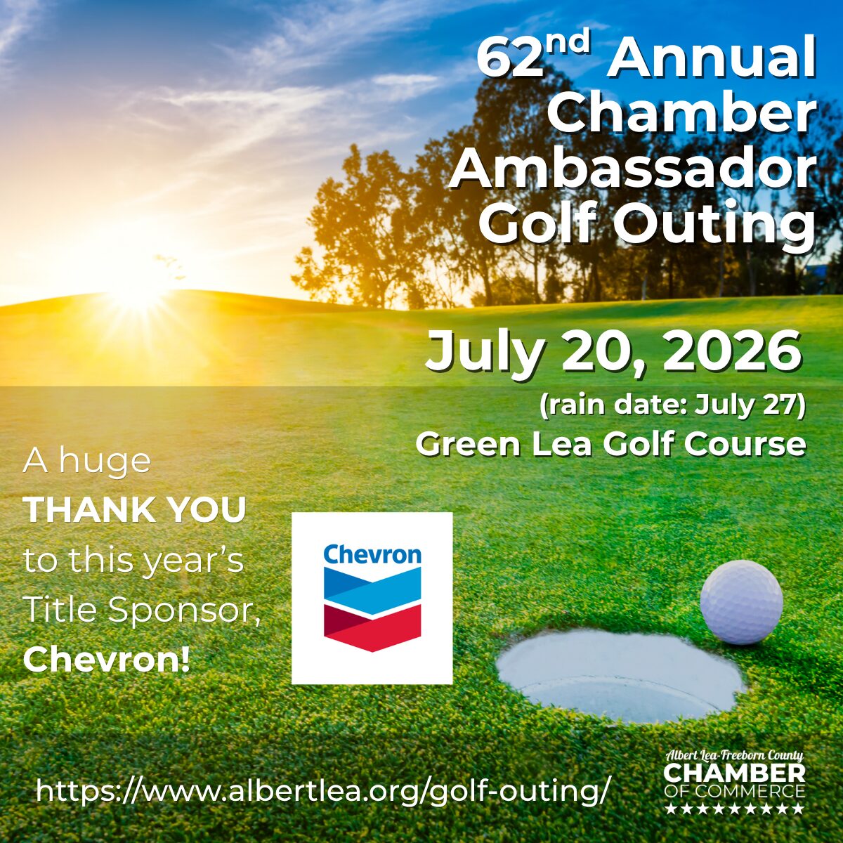 2026 - Announce Chevron as Title Sponsor 2026 - Announce Chevron as Title Sponsor